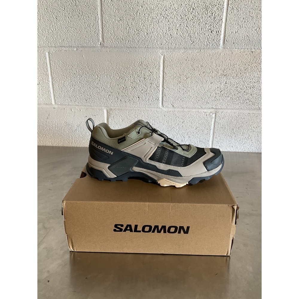 Salomon X Ultra 5 GTX Hiking Shoes Women's Size 10 Seagrass New Other